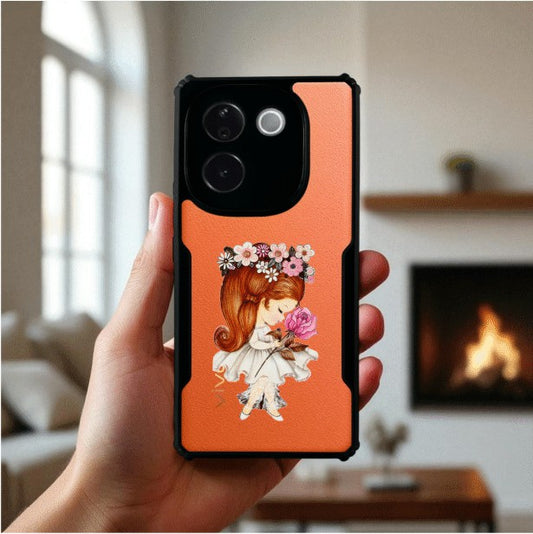 Flower Girl Mobile Cover For Vivo T3 Pro