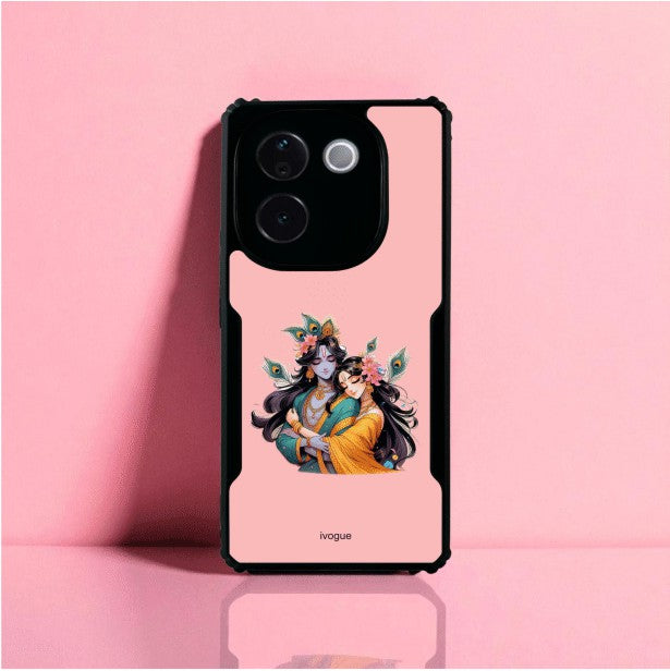 Radha Krishna Bliss Mobile Cover For Vivo T3 Pro