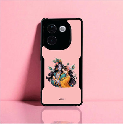 Radha Krishna Bliss Mobile Cover For Vivo T3 Pro