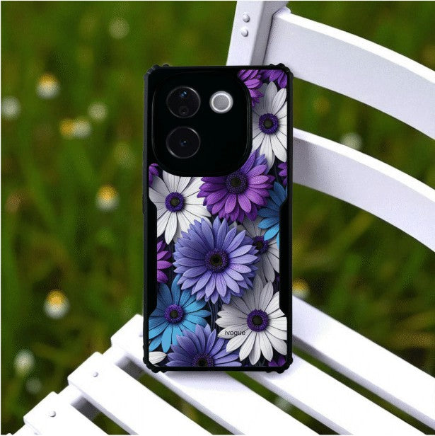Violet Bloom Mobile Cover For Vivo T3 Pro