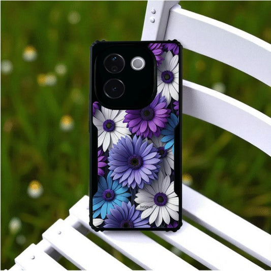 Violet Bloom Mobile Cover For Vivo T3 Pro
