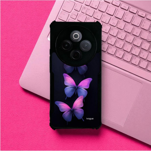 Galaxy Butterflies Mobile Cover For VIVO T4
