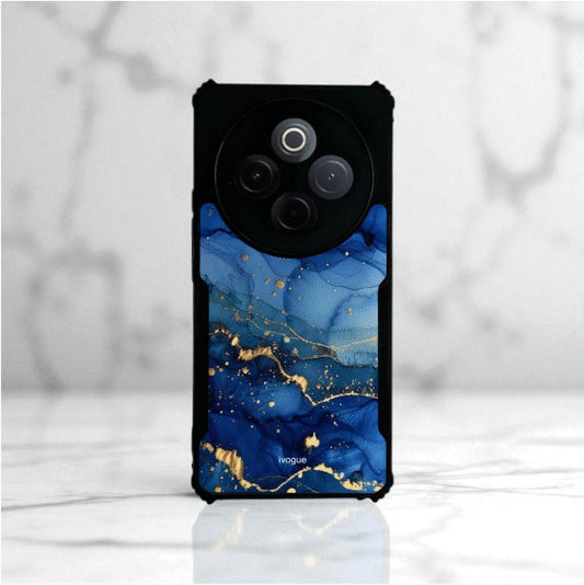 Blue Opulence Mobile Cover For VIVO T4