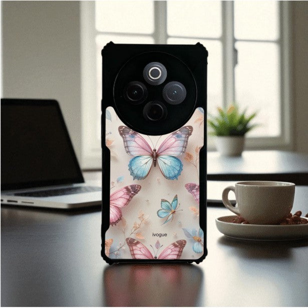 Butterfly Bloom Mobile Cover For VIVO T4