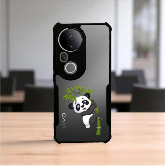 Panda and Tree Mobile Cover For VIVO T4 Ultra