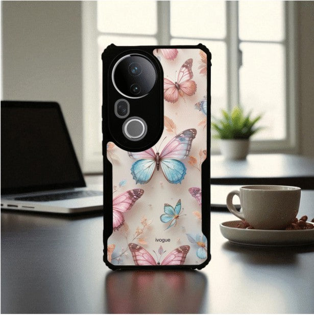 Butterfly Bloom Mobile Cover For VIVO T4 Ultra