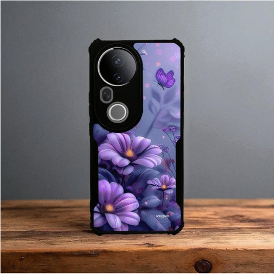 Purple Serenity Mobile Cover For VIVO T4 Ultra