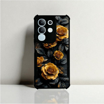 Golden Rose Mobile Cover For VIVO T4X