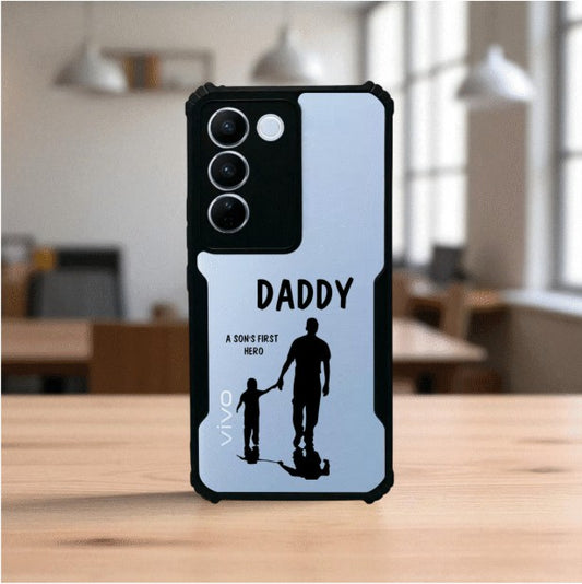 Daddy and Son Mobile Cover For Vivo V27
