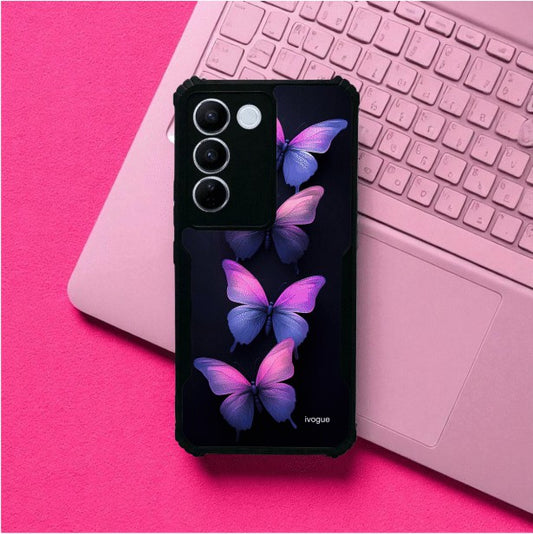 Galaxy Butterflies Mobile Cover For Vivo V27