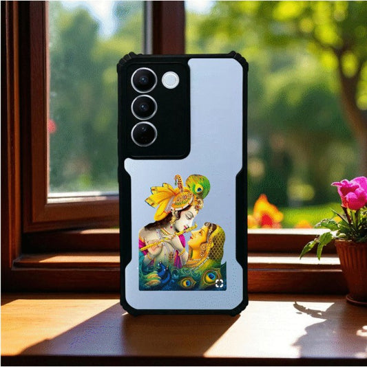 Radha Krishna Mobile Cover For Vivo V27