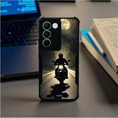 Bike Rider Mobile Cover For Vivo V27 Pro