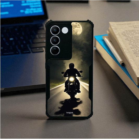 Bike Rider Mobile Cover For Vivo V27 Pro