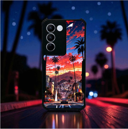 Palm City Nights Mobile Cover For Vivo V27
