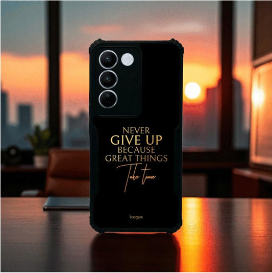 Never Give Up Mobile Cover For Vivo V27