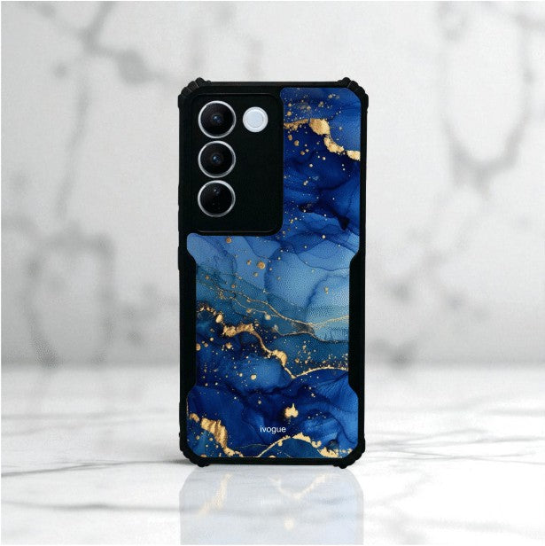Blue Opulence Mobile Cover For Vivo V27 Pro