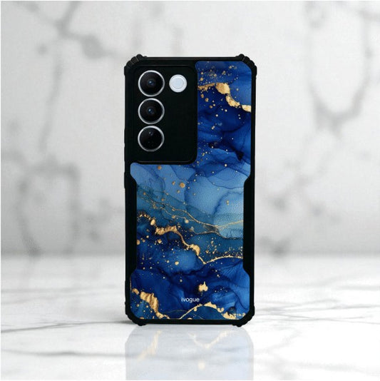 Blue Opulence Mobile Cover For Vivo V27 Pro