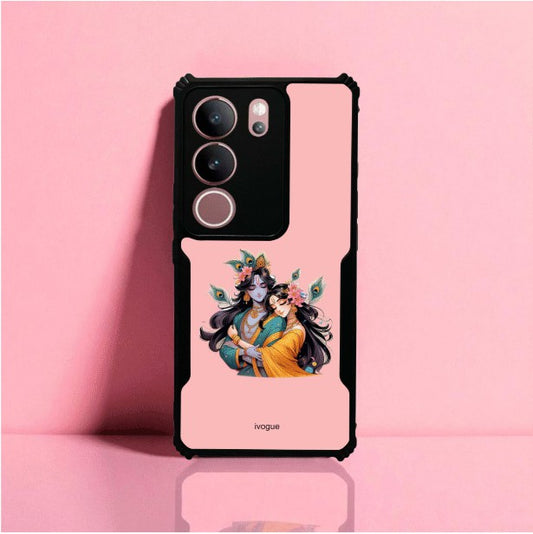 Radha Krishna Bliss Mobile Cover For VIVO V29