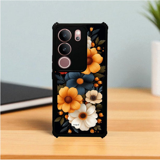 Retro Petals Mobile Cover For VIVO V29