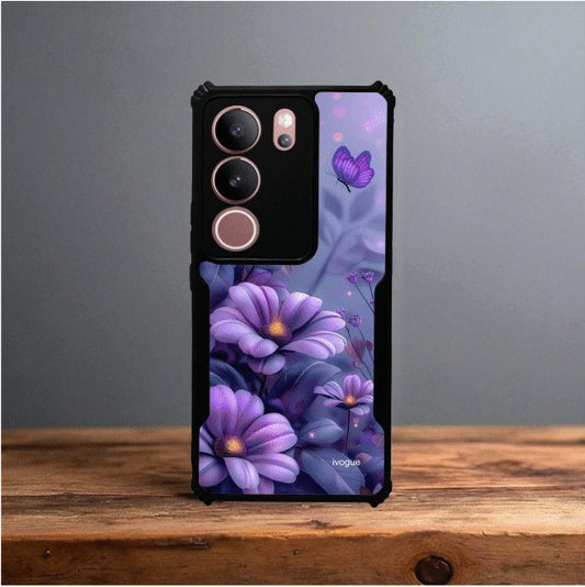 Purple Serenity Mobile Cover For VIVO V29 PRO