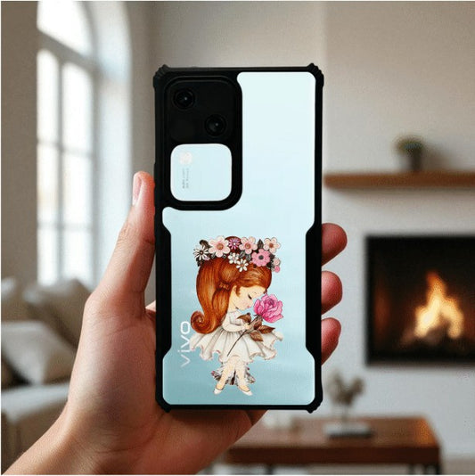 Flower Girl Mobile Cover For Vivo V30