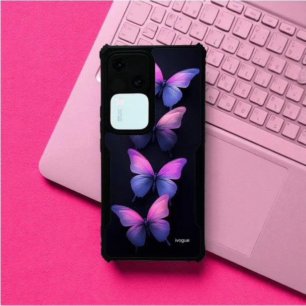 Galaxy Butterflies Mobile Cover For Vivo V30