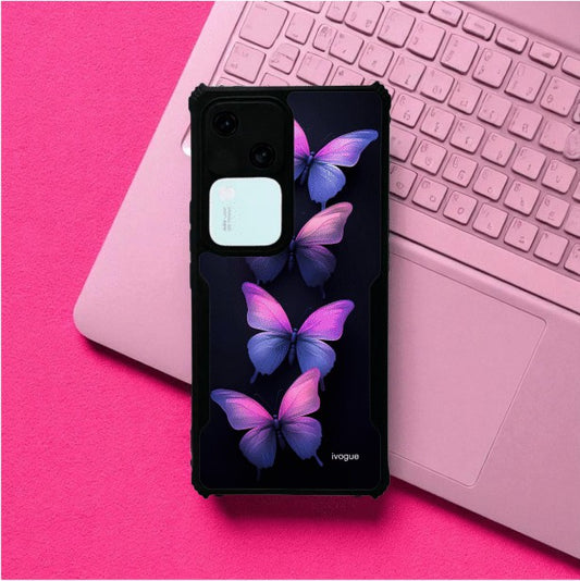 Galaxy Butterflies Mobile Cover For Vivo V30