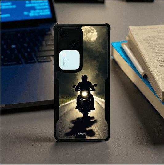 Bike Rider Mobile Cover For Vivo V30