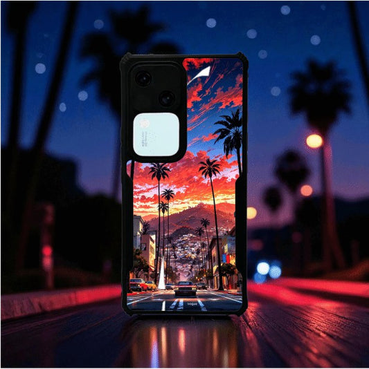 Palm City Nights Mobile Cover For Vivo V30