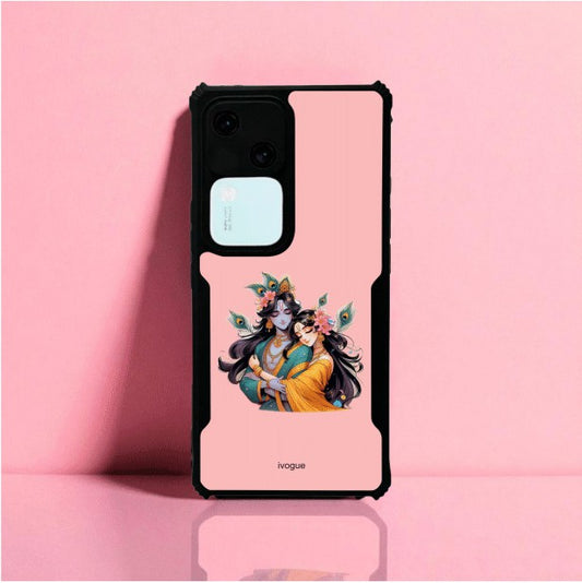 Radha Krishna Bliss Mobile Cover For Vivo V30
