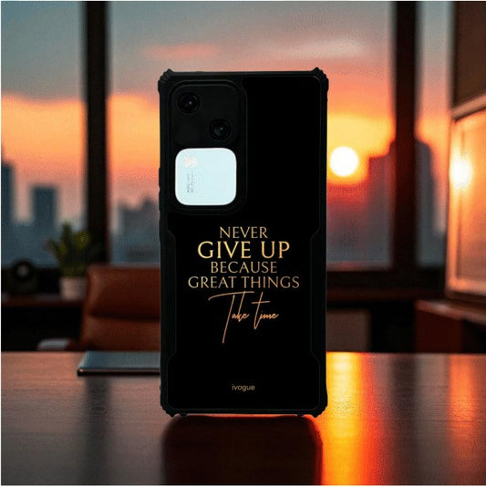 Never Give Up Mobile Cover For Vivo V30