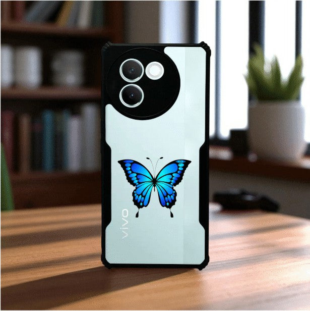Butterfly Mobile Cover For Vivo V30E