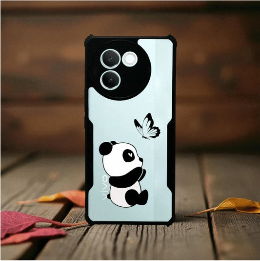 Panda and Butterfly Mobile Cover For Vivo V30E