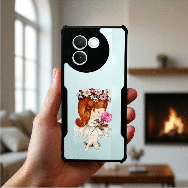 Flower Girl Mobile Cover For Vivo V30E