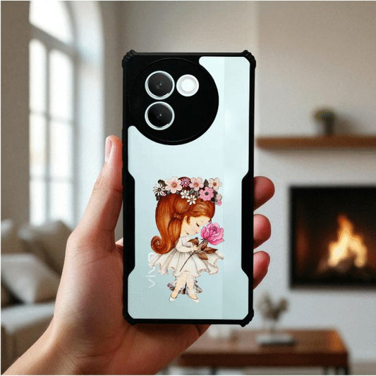 Flower Girl Mobile Cover For Vivo V30E