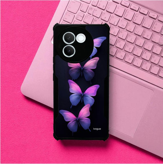 Galaxy Butterflies Mobile Cover For Vivo V30E