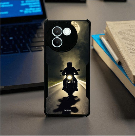 Bike Rider Mobile Cover For Vivo V30E