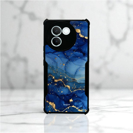 Blue Opulence Mobile Cover For Vivo V30E