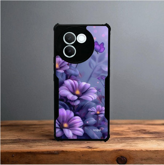 Purple Serenity Mobile Cover For Vivo V30E