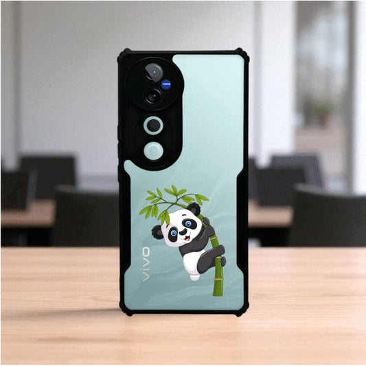 Panda and Tree Mobile Cover For Vivo V40 Pro