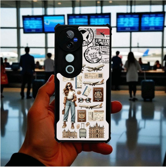Travel Girl Vibes Mobile Cover For Vivo t3 Ultra