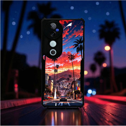 Palm City Nights Mobile Cover For Vivo V40 Pro