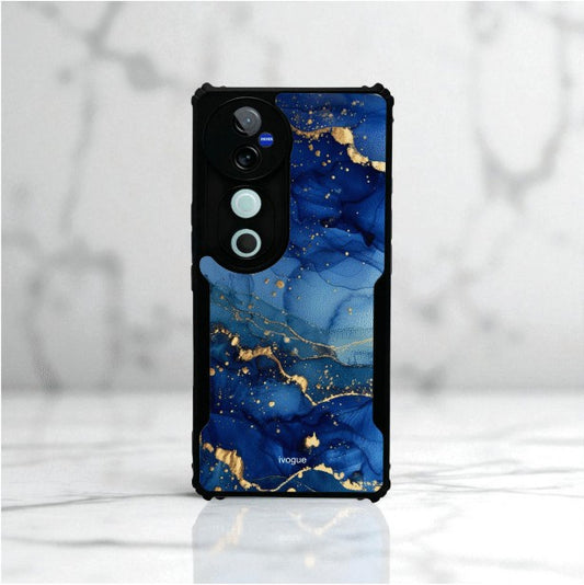 Blue Opulence Mobile Cover For Vivo V40 Pro