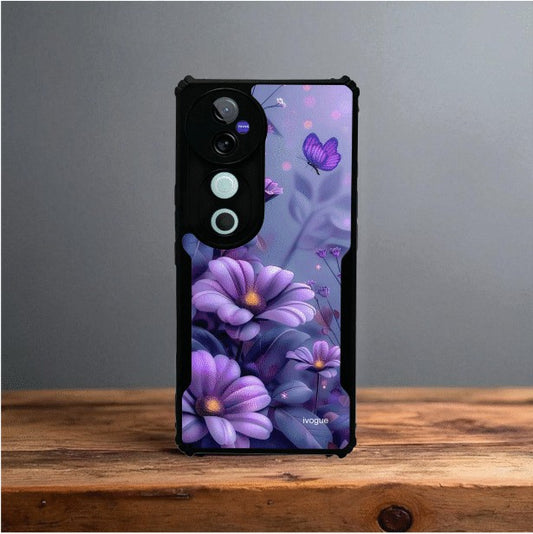 Purple Serenity Mobile Cover For Vivo V40 Pro