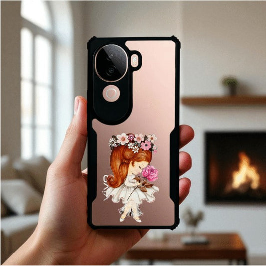 Flower Girl Mobile Cover For Vivo V40E