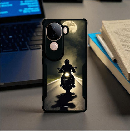 Bike Rider Mobile Cover For Vivo V40E