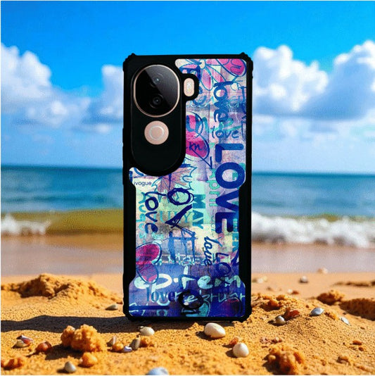 Vibe of Love Mobile Cover For Vivo V40E