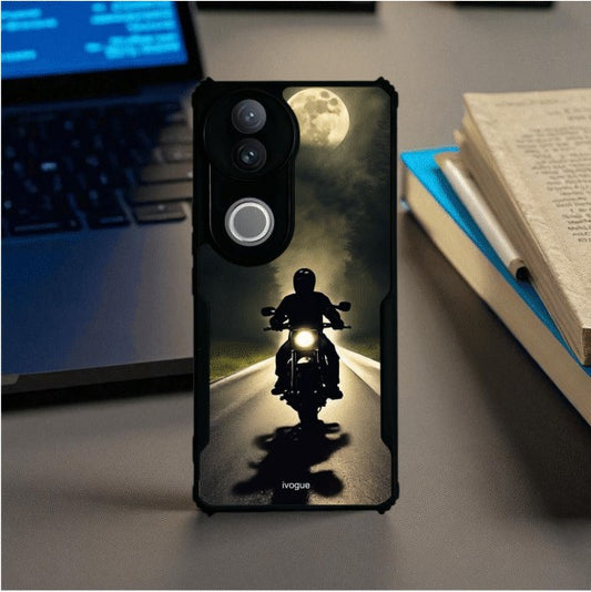 Bike Rider Mobile Cover For VIVO V50