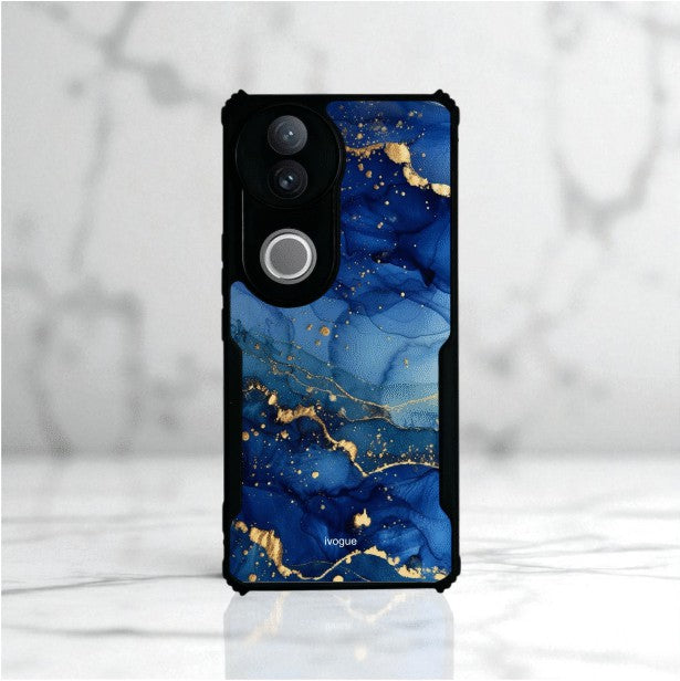 Blue Opulence Mobile Cover For VIVO V50e