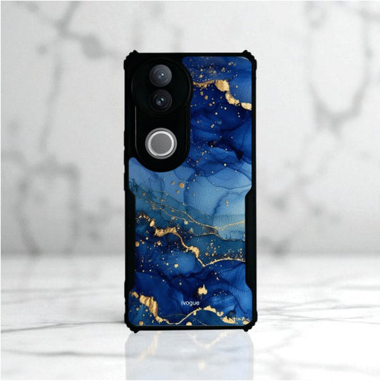 Blue Opulence Mobile Cover For VIVO V50e